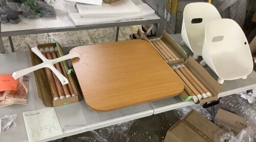 Lalo The Play Kit Kids Table and Chairs Set - Lot 356
