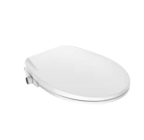 Glacier Bay Slim Non- Electric Bidet Seat for Round Toilets in White  - Lot 358