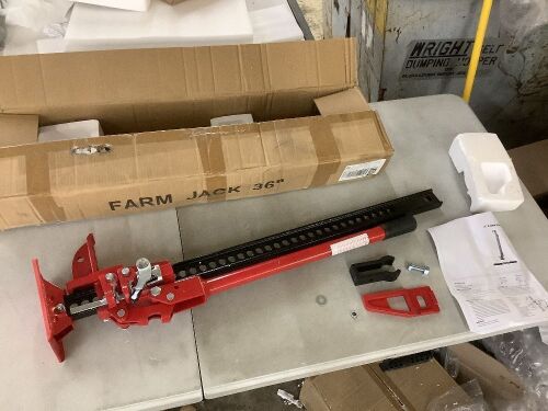 Farm Jack Ratcheting Off Road Lift Utility High Jack (36") - Lot 483