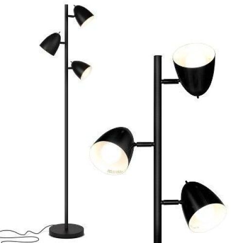 Brightech Jacob Modern Floor Lamp Classic Black - Lot 555