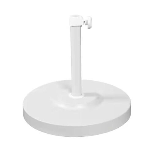 California Umbrella 50 lb. Patio Umbrella Base in White - Lot 102