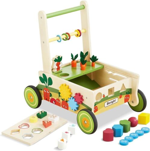  Beright Wooden Baby Push and Pull Learning Activity Walker  - Lot 206