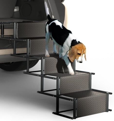 Foldable Dog Stairs with Non-Slip Surface - Lot 208