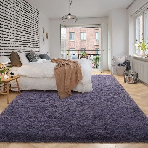 HOMORE Luxury Fluffy Area Rug 8x10 Feet  - Lot 294