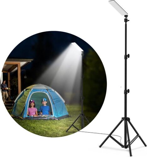 1680 Lumen Portable LED Light with Stand - Lot 466