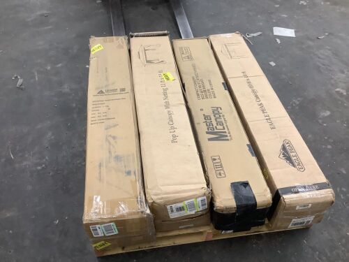 Lot of (4) Canopies - Uninspected, Possilby Salvage - Lot 567