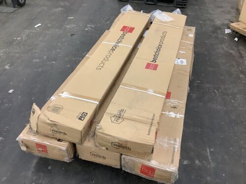 Lot of (5) Cantilever Patio Umbrellas - Uninspected - Lot 587