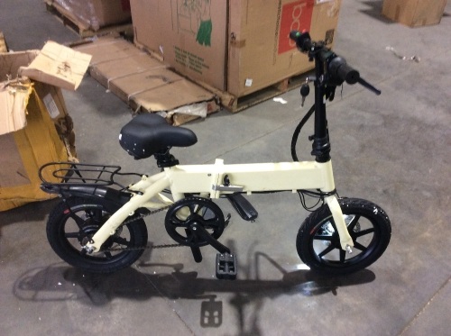 14" 250W 36V Folding Electric Bike, May Need Adjustments  - Lot 37