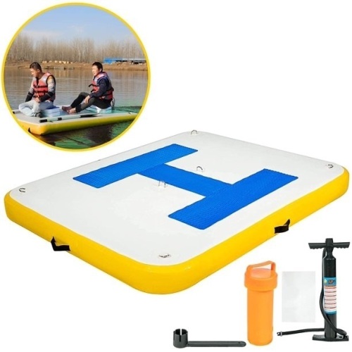 VEVOR Inflatable Floating Dock 8-10 People  - Lot 38