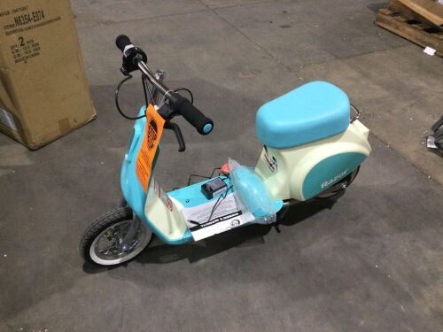 Razor Pocket Mod Petite 12V Miniature Euro-Style Electric Scooter, Slight Cosmetic Damage - Lot 179