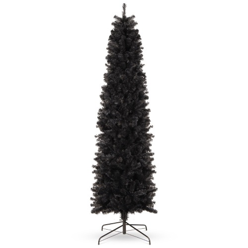 6' Black Artificial Pencil Holiday Christmas Tree  - Lot 353