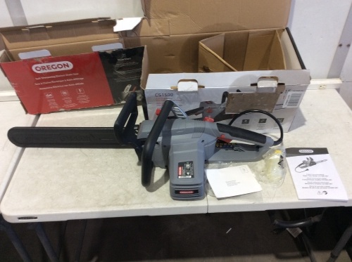 Oregon Self-Sharpening Corded Electric Chainsaw  - Lot 404