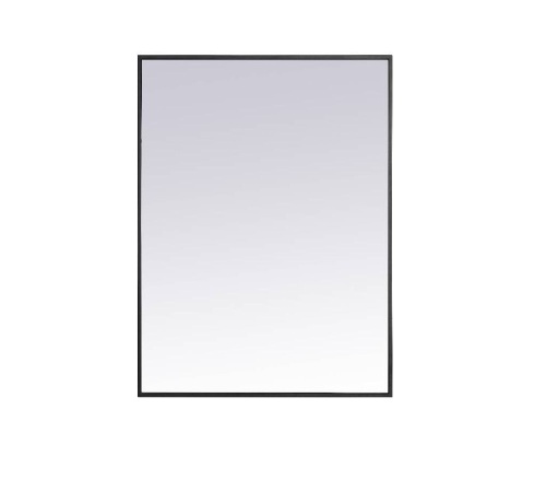 Elegant Lighting Metal Frame Rectangle Mirror 27" x 36" - Lot 420