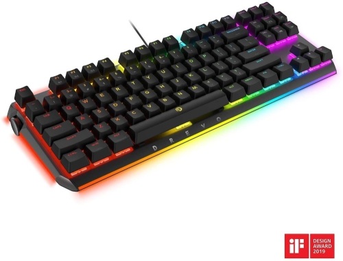 DREVO BladeMaster TE All Rounder RGB Mechanical Gaming Keyboard with Programmable Genius Knob - Lot 445
