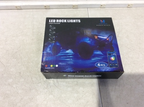 LED Rock Lights, 4 Pcs - Lot 446