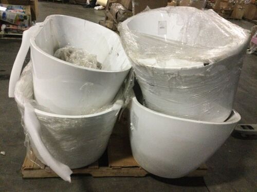 Lot of (4) Bath Tubs - Lot 501