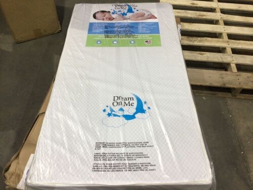Dream On Me Lavender 6" Foam Core Crib and Toddler Mattress - Lot 528
