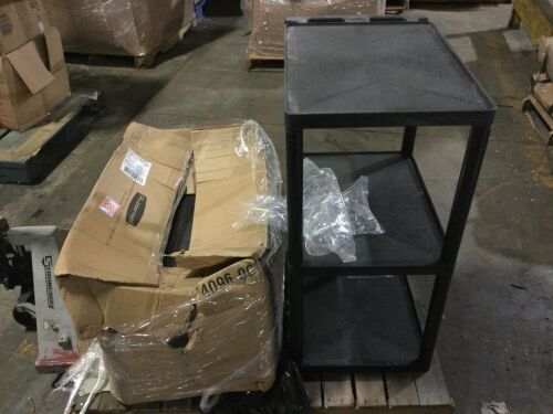 Lot of (2) E-Comm Return Storage Shelving Units - Lot 614