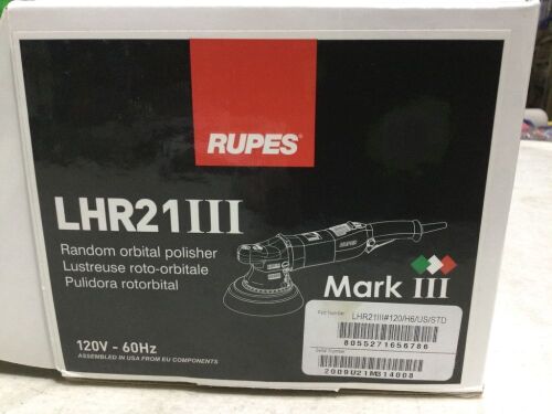 RUPES LHR21 III Black Random Orbital Polisher (Mark 3 Bigfoot) - Lot 634