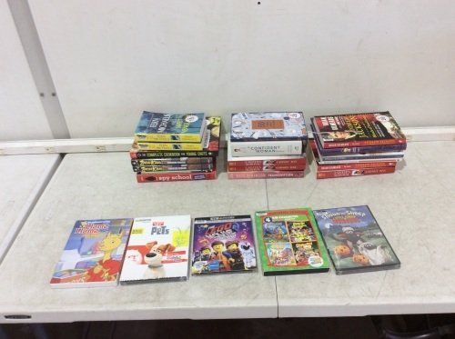 Lot of New & Used Books & DVD's - Lot 762