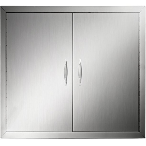 VEVOR BBQ Double Access Door 31Wx24H inch Stainless Steel - Lot 838