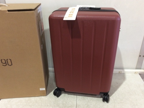NINETYGO 24" Wine Red Luggage with Spinner Wheels - Lot 899