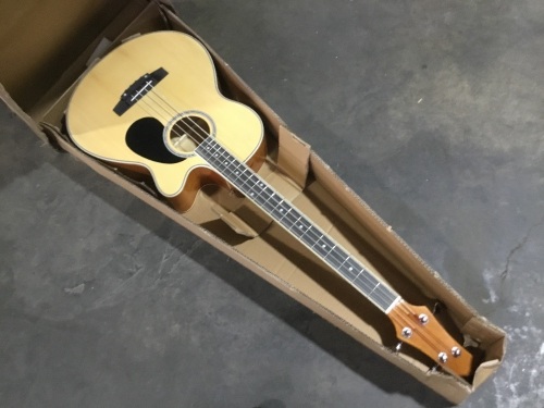 Acoustic Electric Bass Guitar w/ Equalizer, Truss Rod  - Lot 1002