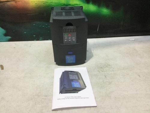 5hp 4kw Variable Frequency Drive Vfd 3 Phase Single Speed Control Vsd  - Lot 1082
