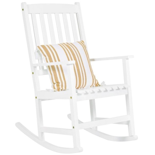 Traditional Wooden Rocking Chair  - Lot 1096