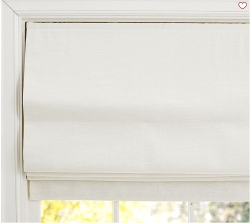 Linen Roman Blackout Shade-gray 36x64 - Lot 122