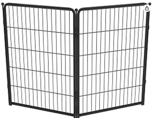 Homeplus Dog Playpen Designed for Indoor Use, 40" Height for Large Dogs, white - Lot 132