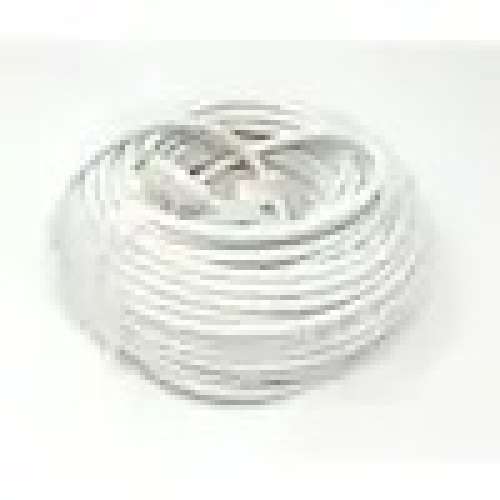 100 ft. 24 AWG Cat6 Molded Snaggles RJ45 UTP Networking Patch Cable, White  - Lot 186