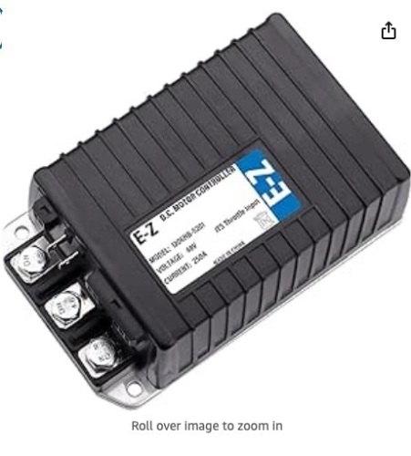 1206hb-5201 for EZG0 for Curtis txt 48V 250A dc Motor Controller 1206HB 5201 Compatible with Express S4 / L4, for Terrain 250, for MPT 800 / 1000, for Cushman Hauler 800 / 1000 - Lot 169b