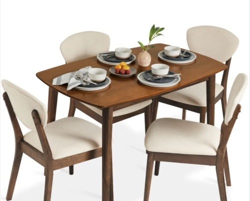 Wooden Mid-Century Modern Dining Table- table only - Lot 176