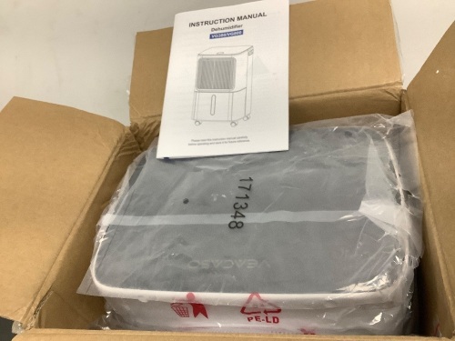 VEAGASO Dehumidifier - Lot 10071