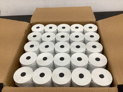PM Company Compatible PMC05214 POS/Cash Register 3 1/8 Inch x 230 Feet 50 Rolls Per Unit (50 Rolls) - Lot 10097