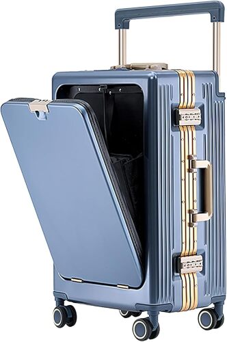 LAZEYARD Wide Trolley Multi-Functional Aluminum Frame Suitcase - Lot 10173