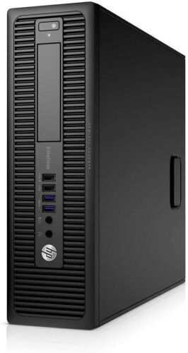 HP EliteDesk 705 G1 SFF, A6-7400B 3.5GHz, 8GB RAM, 500GB Hard Drive, DVDRW, Windows 10 Pro 64Bit - Lot 74
