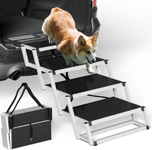 Dog Car Ramp with 4 Steps  - Lot 135