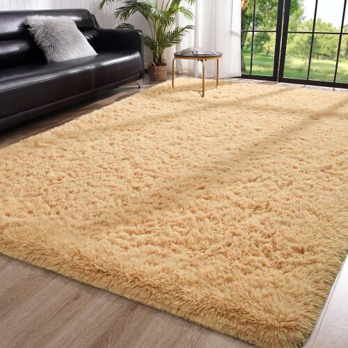 Toneed Fluffy Area Rug, 6' x 9'  - Lot 242