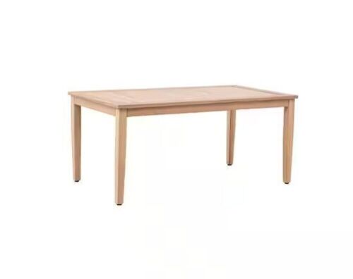 Hampton Bay Alderton Brown Steel Metal Outdoor Coffee Table - Damage to One Corner - Lot 314