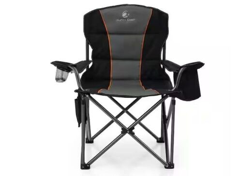 Oversized Folding Camping Chair with Cooler Bag  - Lot 315