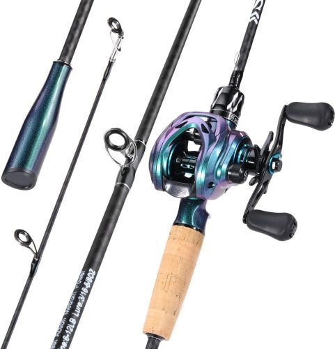 Souagyilang Baitcasting Fishing Rod Reel Combo - Lot 436