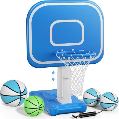 Pool Basketball Hoop, 33"x26"x50" - Lot 532