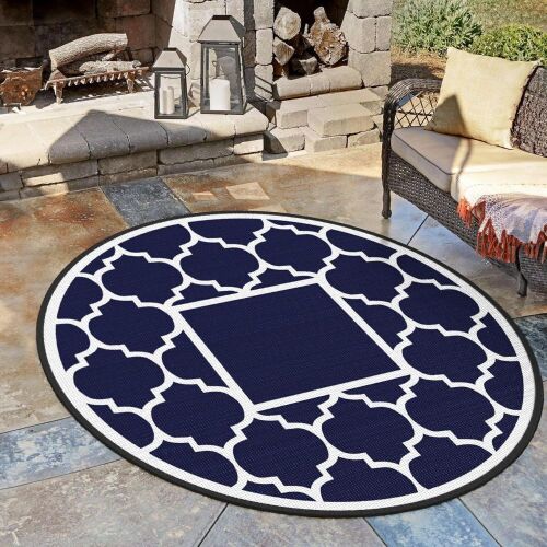 GENIMO 8' Round Outdoor Rug - Lot 632