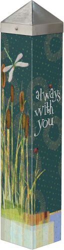 Studio M Always with You Art Outdoor Decorative Garden Post - Lot 636