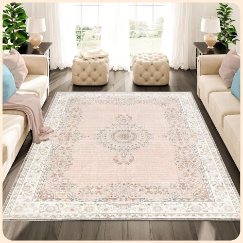 Istana Beige Area Rug 8x10 - Lot 643