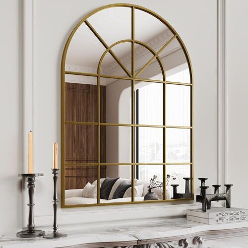 Suidia Arched Wall Mirror, 30" x 40" - Lot 741