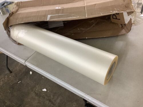 24" x 300' Roll of Clear Transfer Tape for Vinyl, Medium-High Tack Adhesive - Lot 275