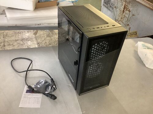 STGAubron Desktop Gaming Computer - Glass Door Cracked - Lot 281